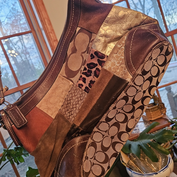 Coach Multicolor Patchwork Shoulder Bag - Picture 4 of 4